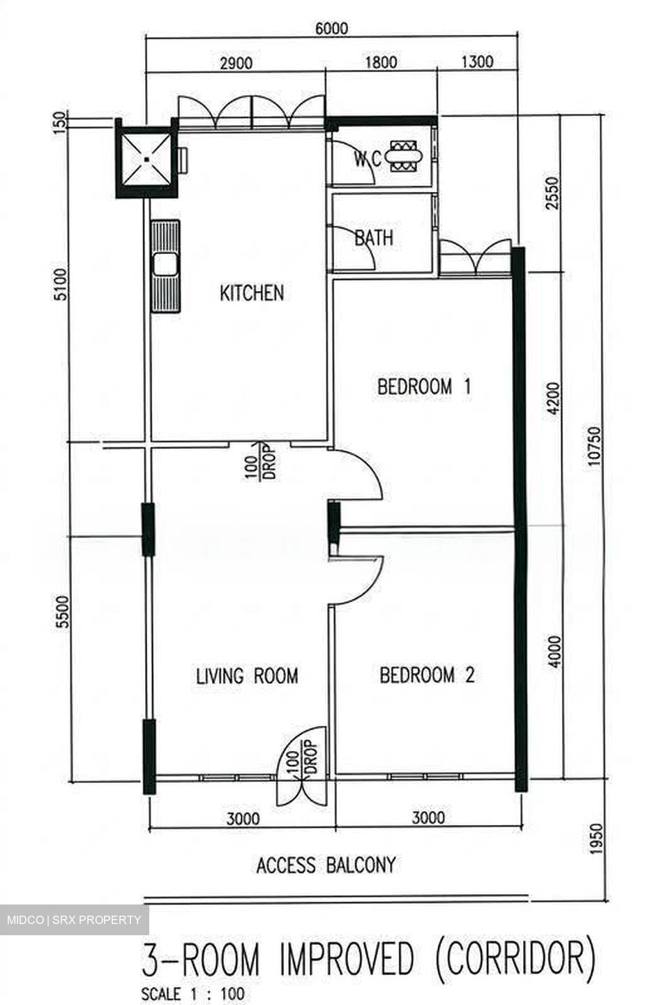 Blk 3 Saint George's Road (Kallang/Whampoa), HDB 3 Rooms #621044511